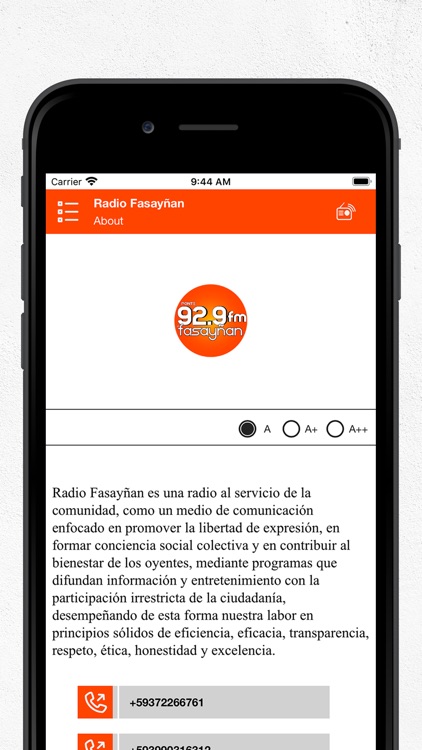 Radio Fasayñan screenshot-3