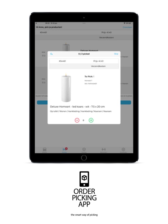 OrderPickingApp screenshot 2