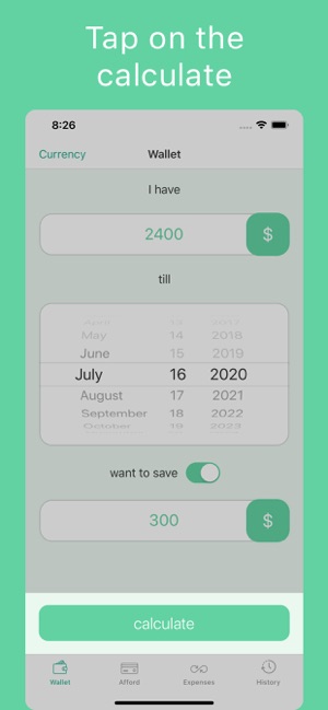 MoneyLeft - Afford calculator(圖6)-速報App