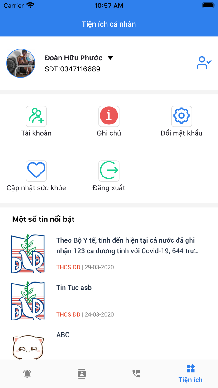 Phụ huynh THCS Đống Đa