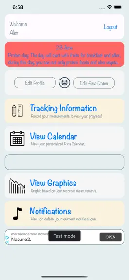 Game screenshot Rina Calendar apk