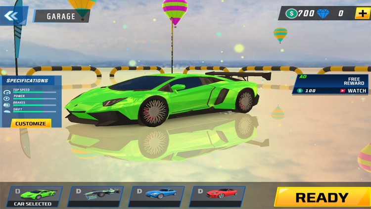 Extreme Stunt Racing Car Games