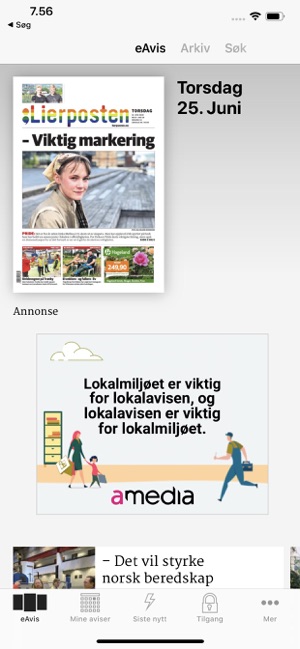 Lierposten eAvis(圖1)-速報App