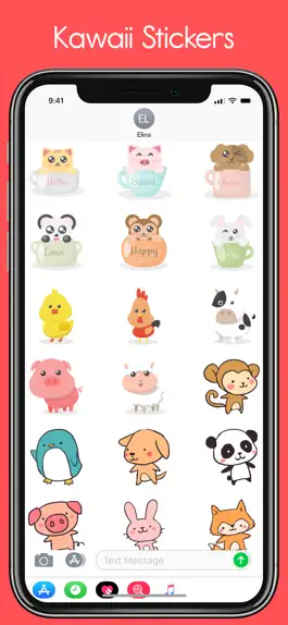 Game screenshot Kawaii Stickers Pack apk