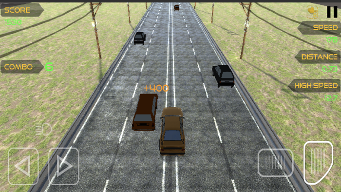 Crazy Driver On Endless Road