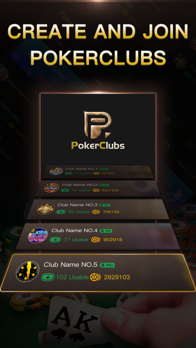 PokerClubs-Global Poker Game screenshot 2