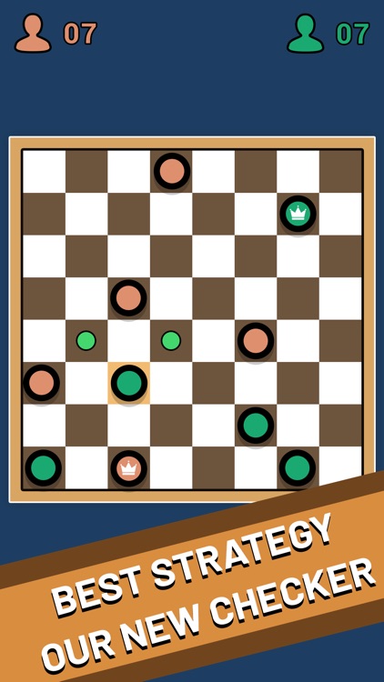 American Checkers Board game