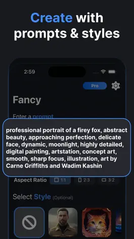 Game screenshot Fancy - AI Art Generator mod apk