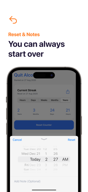 ‎Days Since: Quit Habit Tracker Screenshot