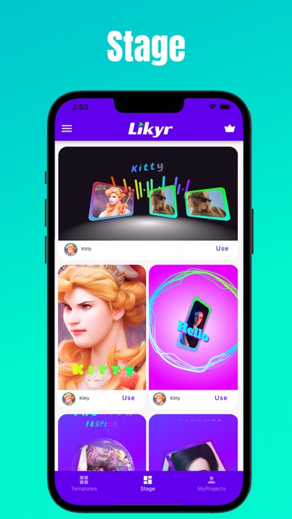 Likyr: Homepage & Share