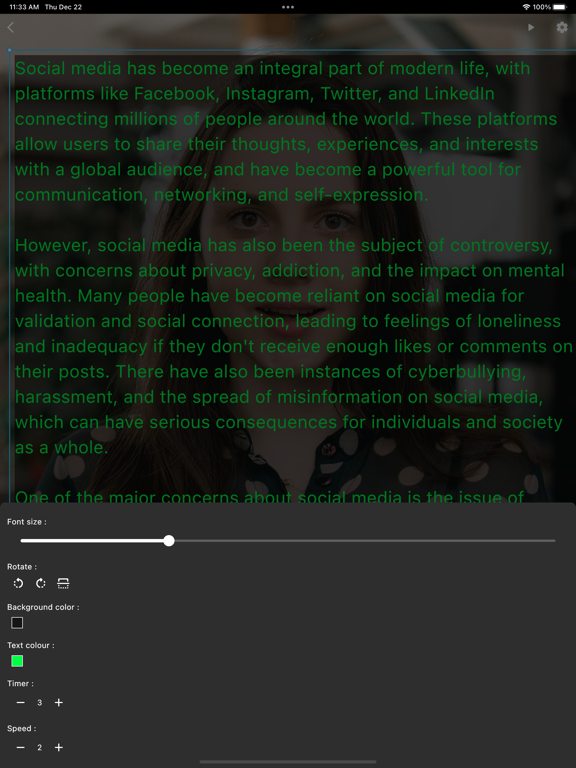 Video Text Prompter screenshot 2