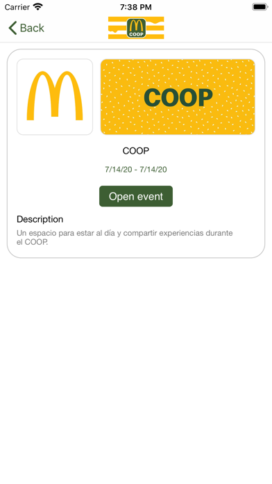 McDonald's COOP screenshot 2