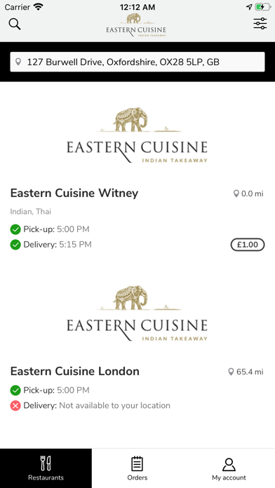 How to cancel & delete Eastern Cuisine Takeaway from iphone & ipad 1