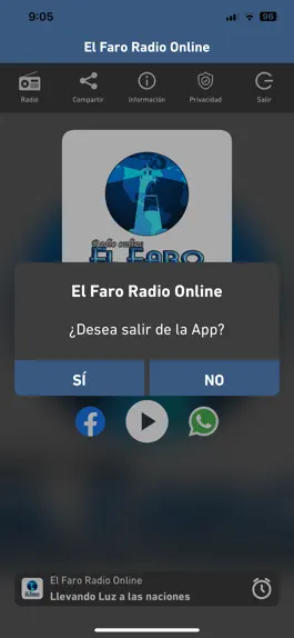 Game screenshot Radio El Faro Online apk