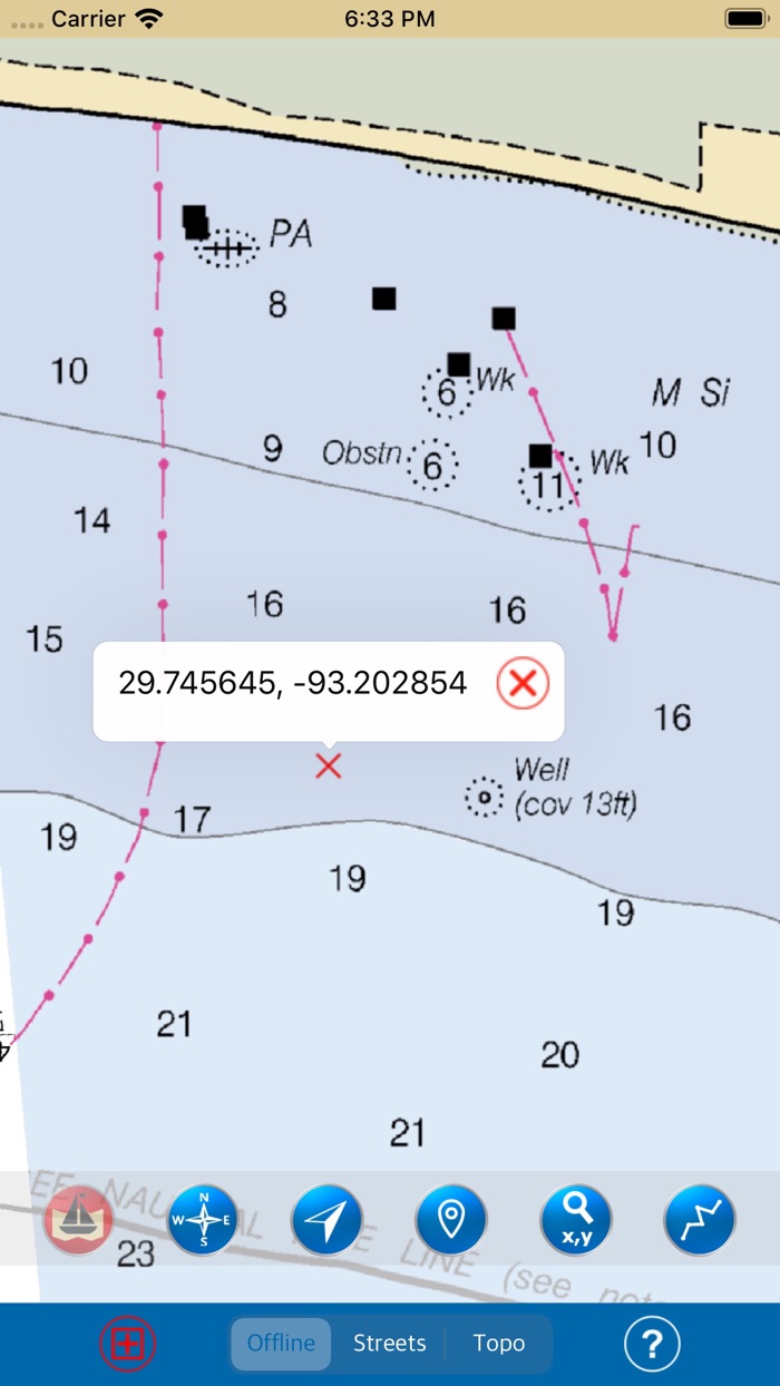 Louisiana - Marine Charts boat