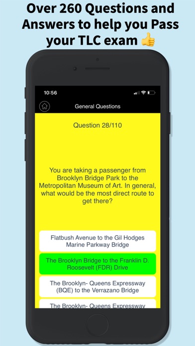 TLC Practice Exam NYC 2.0 screenshot 2
