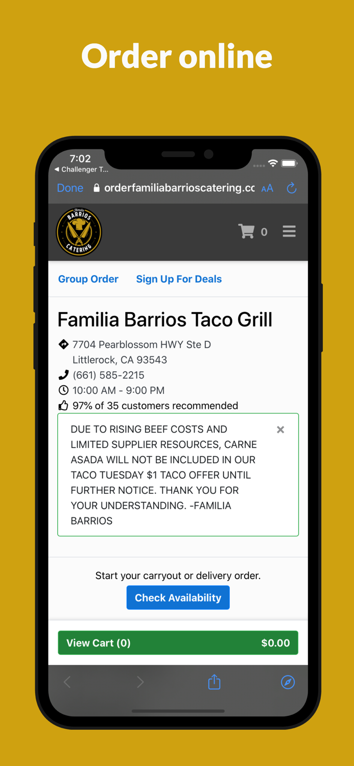 Barrios Taco Grill