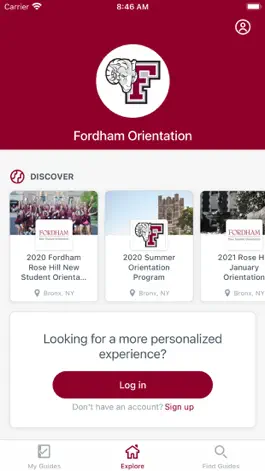 Game screenshot Fordham Orientation apk