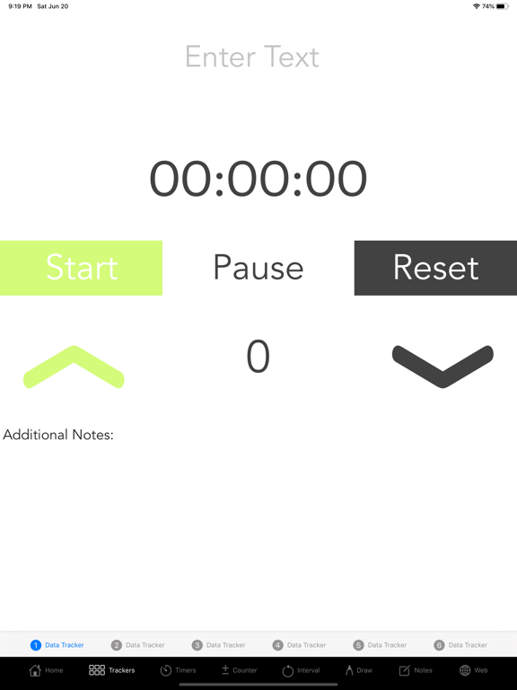 Data Tracker Tally & Timer iPhone & iPad Game Reviews