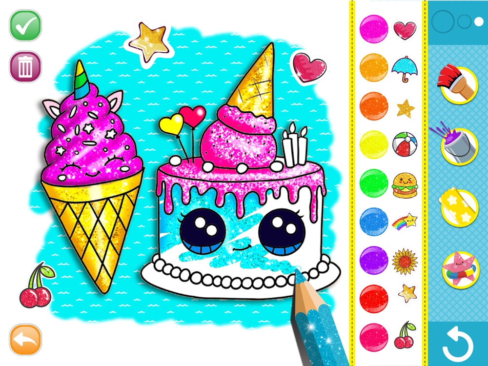 Download Glitter Coloring For Kids App for iPhone - Free Download Glitter Coloring For Kids for iPad ...