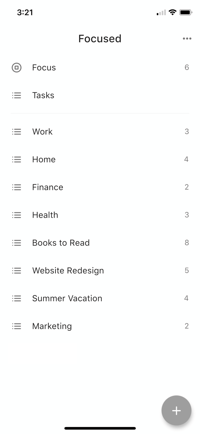 Focused To-Do Lists  Tasks