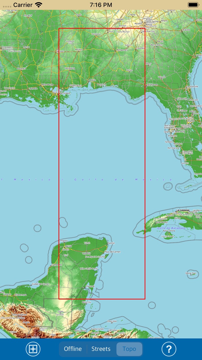 Mississippi-Alabama Marine Map