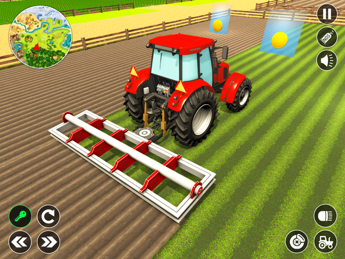 Tractor Driving Farming Game