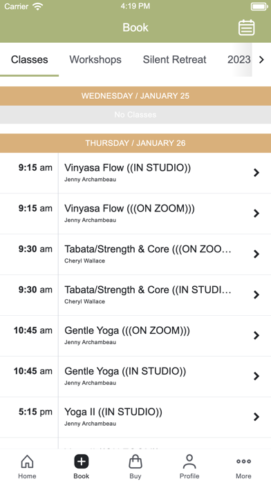 Essence Mind Body Studio screenshot 2