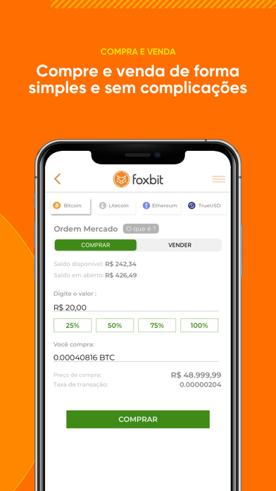Foxbit Exchange screenshot 3