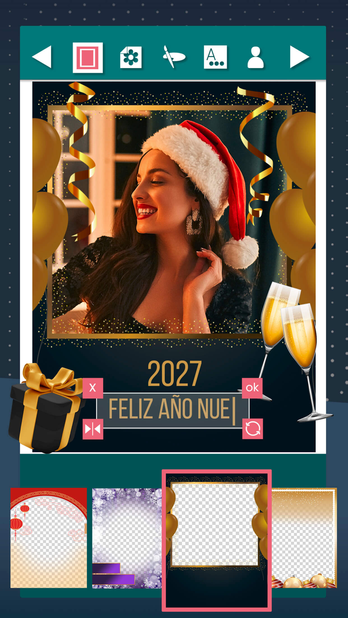 New Year Frames - Edit photos