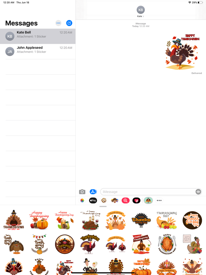 Thanksgiving For You Stickers