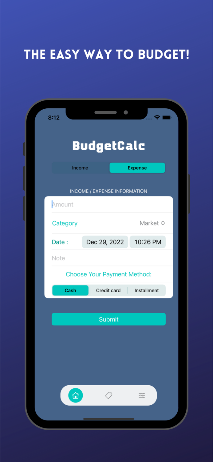 BudgetCalc - Easy Budget