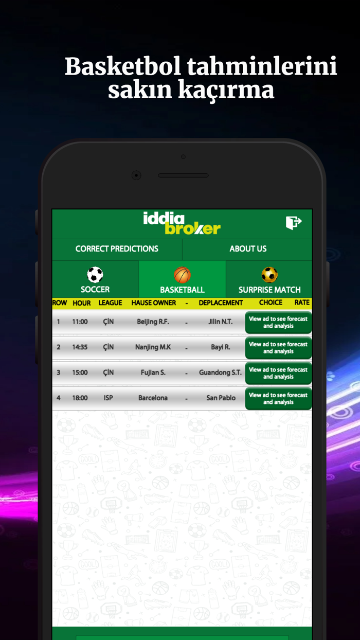 iddia Broker - Maç Analizi