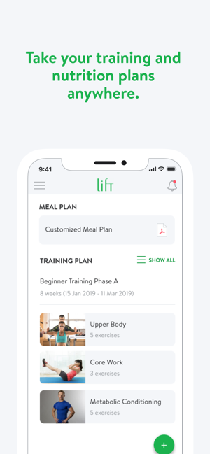 Lift Personal Fitness App(圖2)-速報App