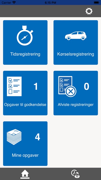 Mobil tidsregistrering