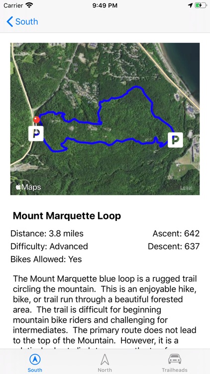 Marquette Trails App