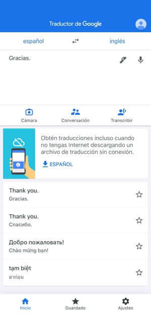 Repegar Conquista Picante Traductor de Google en App Store