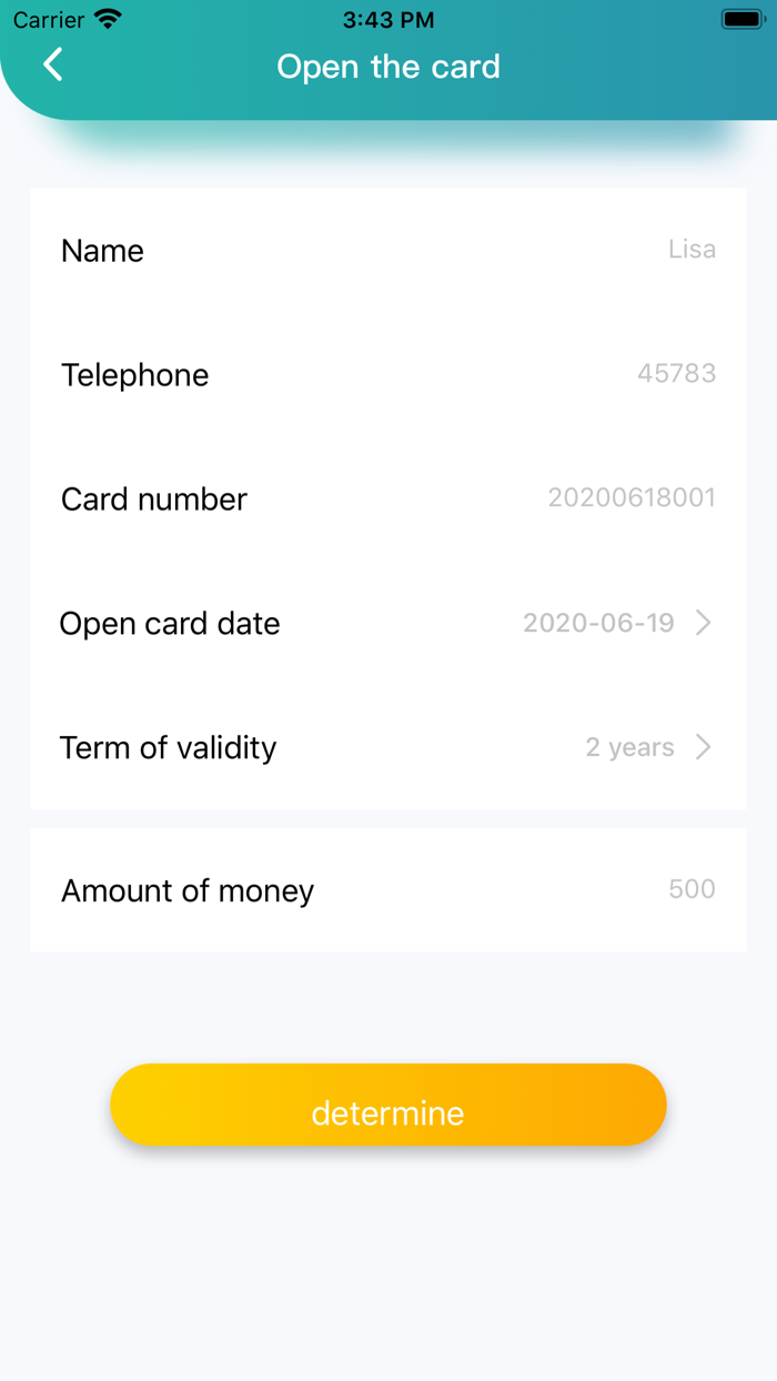 Membership Card Management