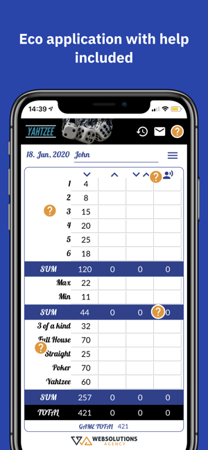 Yahtzee Score Card(圖2)-速報App