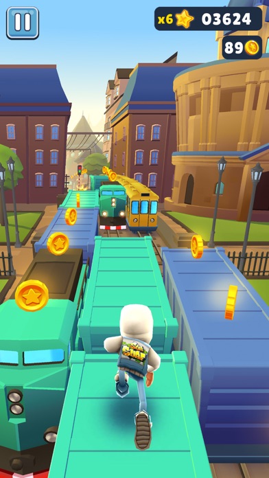 Screenshot from Subway Surfers