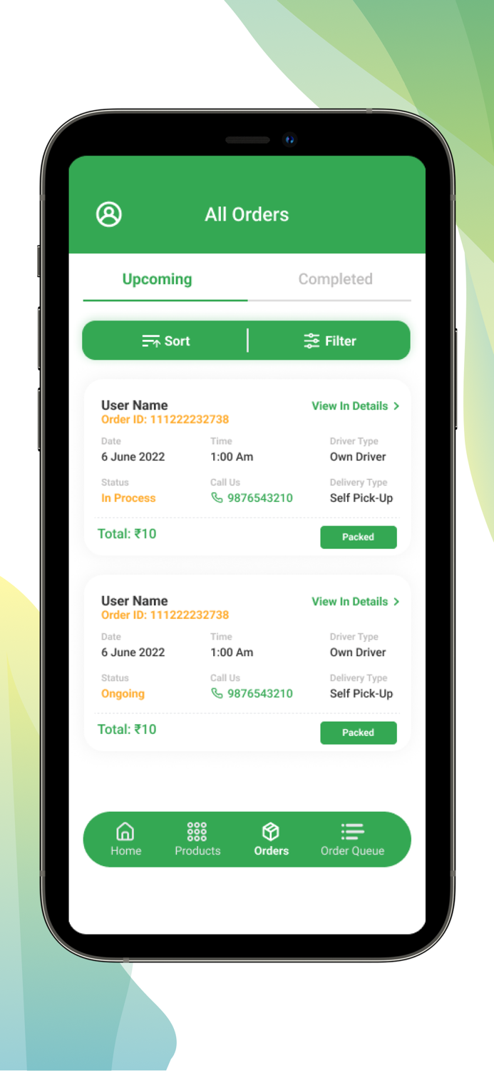 Liefershop Unternehmer