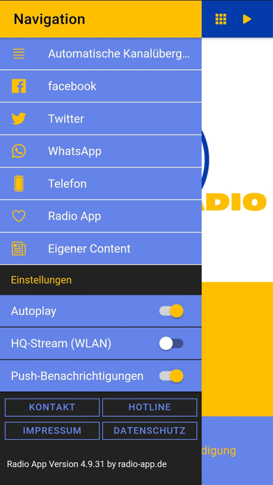 Radio App screenshot 2
