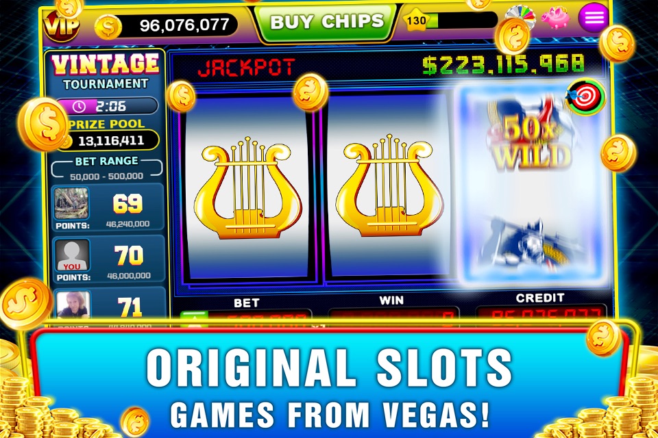 Vintage Slots - Old Las Vegas! screenshot 4