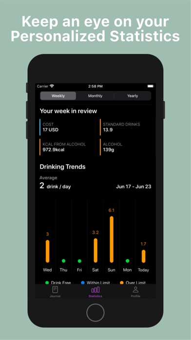 Drunky - Alcohol Tracker screenshot 2