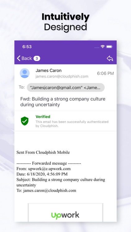 Cloudphish Mobile Email