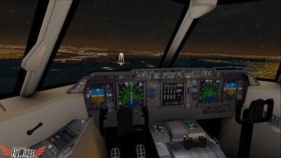 Flight Simuator New York FlyWings Night Fly 2015 Free Screenshot 2