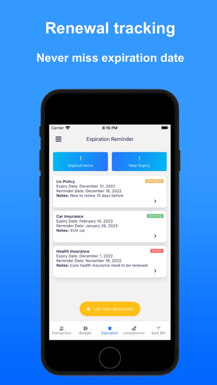 ExpensesBuddy: Expense Manager