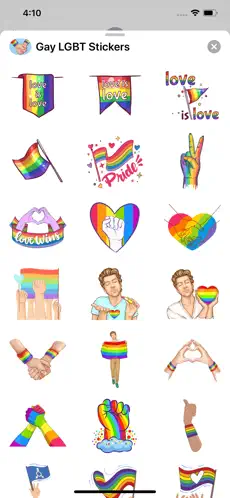 Screenshot 3 Gay LGBT Stickers iphone