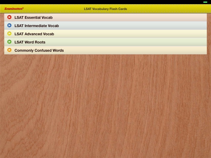LSAT Prep Verbal Flashcards