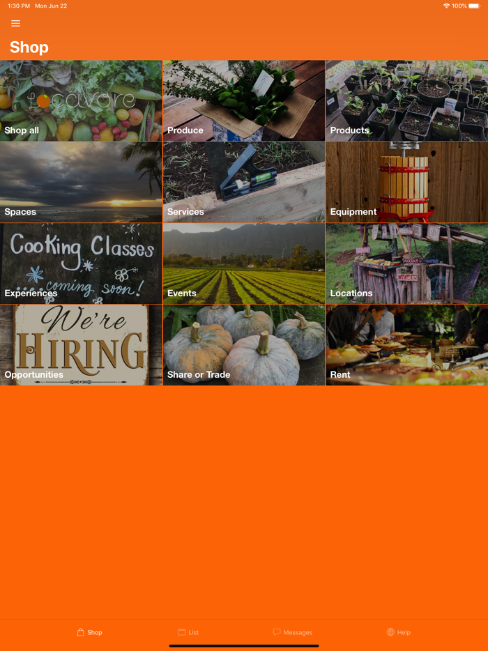 Locavore local food network